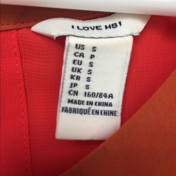 Orange and turquoise XXI dress. Sz Small - Picture 3 of 4